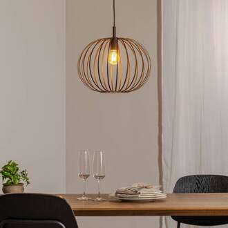 Hanglamp Valor, donkerbruin, staal, Ø 40 cm