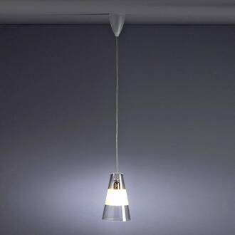 Hanglamp van Schnepel, transparant met ring, mat helder / transparant