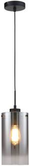 Hanglamp Ventotto Zwart & Smoke Glas 1 Lichts