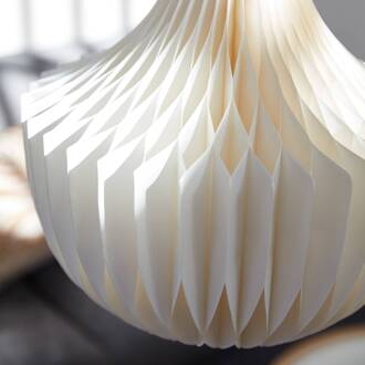 hanglamp Vicky, wit, papier, Ø 40 cm, 3 x E14
