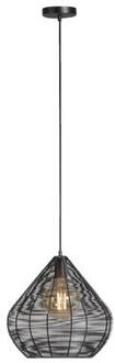 Hanglamp Vienne - mat zwart - Ø36x38 cm - Leen Bakker