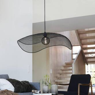 Hanglamp Vivi, Ø 79 cm, zwart, metaal
