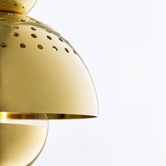 Hanglamp XS gezocht, goudkleurig, ijzer, Ø 15 cm goud, zwart