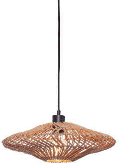 Hanglamp Zanzibar - Rotan - Ø40x12cm Bruin
