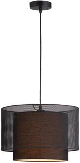 Hanglamp Zaragoza E27 - Mat - 120xØ35 Cm - Metaal - Zwart