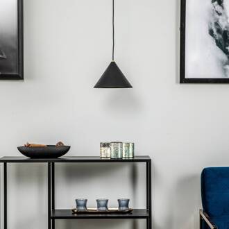 Hanglamp Zenith S met metalen kap in zwart