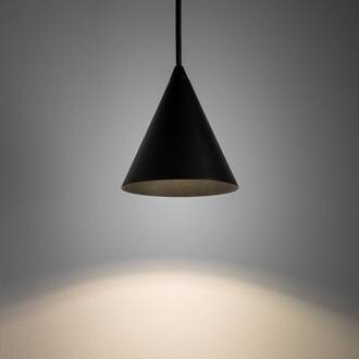 Hanglamp ZENITH, zwart, Ø 11 cm, metaal, GU10
