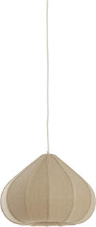 Hanglamp Zudeba Linnen Naturel 40cm - - Breedte: 40.00 cm
