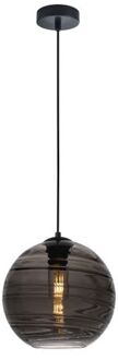 Hanglamp Zwart Glas ⌀30cm E27 60w