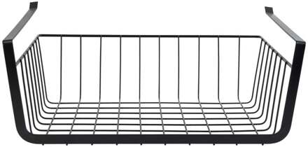 Hangmand voor onder plank - zwart - 36x25x13 cm