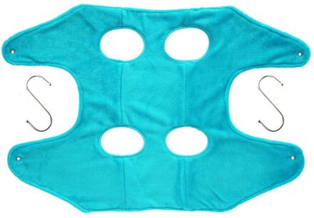 Hangmat Assist Hond/Kat Hangmat Flanellen Huisdier Terughoudendheid Tas Voor Nail Trimmen Voor Trimmen Bad Гамак Для Кошки blauw / L