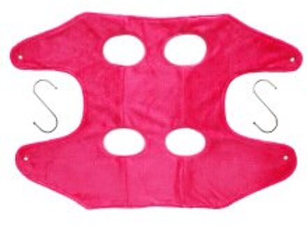 Hangmat Assist Hond/Kat Hangmat Flanellen Huisdier Terughoudendheid Tas Voor Nail Trimmen Voor Trimmen Bad Гамак Для Кошки roos rood / L