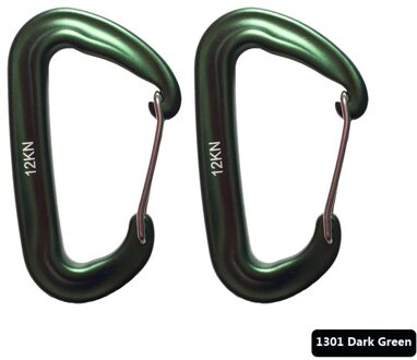 Hangmat Karabijnhaken En Haken, Lente Clip Karabijnhaak Met Moer, Carbine Haak, Karabijnhaak Voor Outdoor Camping donker groen