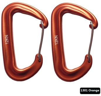 Hangmat Karabijnhaken En Haken, Lente Clip Karabijnhaak Met Moer, Carbine Haak, Karabijnhaak Voor Outdoor Camping oranje