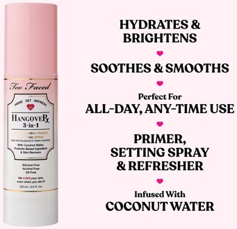 Hangover 3-in-1 Setting Spray - mini face mist - 30 ml