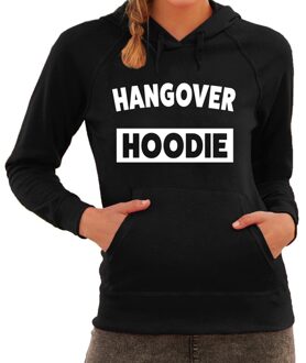 Hangover hoodie fun hooded sweater voor dames zwart S (36)