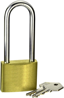 Hangslot Lange Beugel 40Mm Ms - B34003