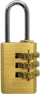 Hangslot Messing 29X3Mm - B34122