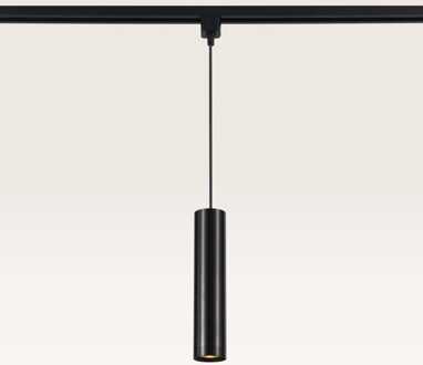 Hangspot Belano notte nera m - GU10-fitting - Ontworpen voor 1-fase railsysteem - Zwart - Railspot - IP20 voor binnen
