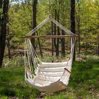 Hangstoel 'Lakisa' kleur Wit