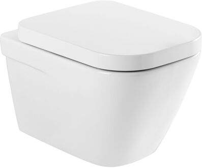 Hangtoilet Marano Wit | Soft-close Toiletzitting | Randloos Toiletpot