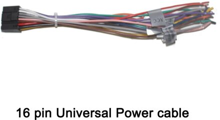 HANGXIAN 20 Pin Plug Auto Stereo Radio RCA Uitgang AUX Kabelboom Bedrading Connector Adapter subwoofer kabel met 4G SIM card slot 16 pin power kabel