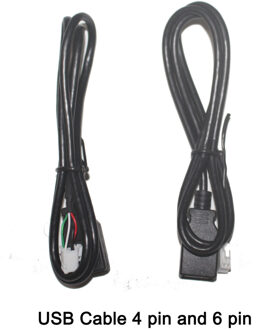 HANGXIAN 20 Pin Plug Auto Stereo Radio RCA Uitgang AUX Kabelboom Bedrading Connector Adapter subwoofer kabel met 4G SIM card slot USB 4-6 Pin