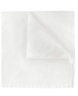 Hanky pochet van zijde Gebroken wit