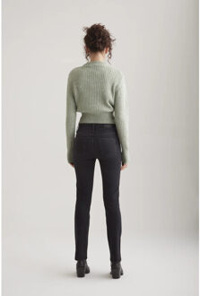 Hannah dames regular-fit jeans black vintage Zwart - 27-32