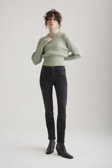 Hannah dames regular-fit jeans black vintage Zwart - 31-30