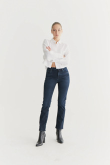 Hannah dames regular-fit jeans blue black Blauw - 29-32