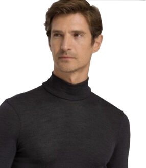 Hanro Coltrui met lange mouwen Hanro , Black , Heren - L,S