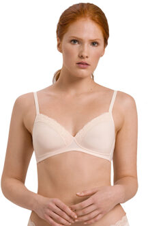 Hanro Dames Lingerie Cotton Lace spacer bh zonder beugel roze 072432 - 75D