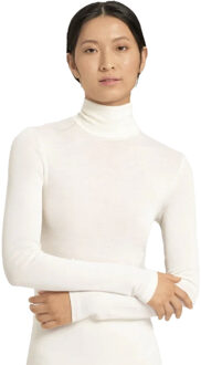 Hanro Dames ski ondergoed HANRO Wol & Zijde turtle neck shirt Cygne 071423 - 38