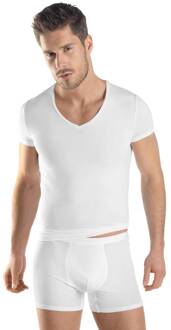Hanro heren ondergoed Micro Touch T-shirt 073108 Wit - 46