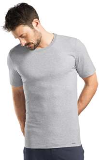 Hanro Heren Sleep & Lounge Living Leisure s/slv shirt grijs 075050 - 52