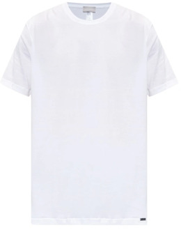 Hanro Katoenen T-shirt Hanro , White , Heren - 2Xl,S