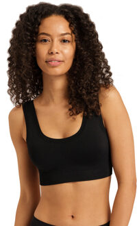 Hanro Lingerie Touch FeelingCrop Top PADDED zwart 071806 - M
