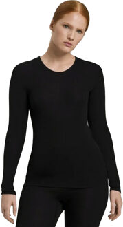 Hanro Longsleeve in wolblend met zijde Zwart - XS