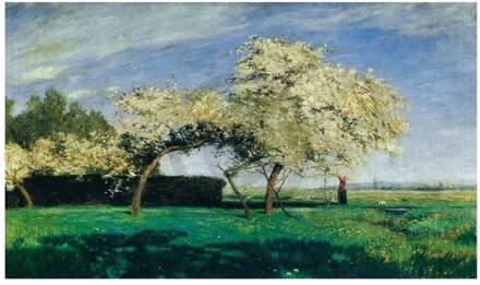 Hans Am Ende - Frühlingstag Um 1897/89 Kunstdruk 80x50cm