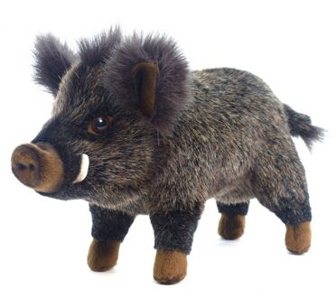 Hansa everzwijn knuffel - grijs - 29 cm - pluche - staand - dierenknuffel - realistisch Multi