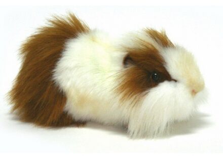Hansa knuffel cavia - wit/bruin - 30 cm - knuffeldier - realistische knuffels Multi