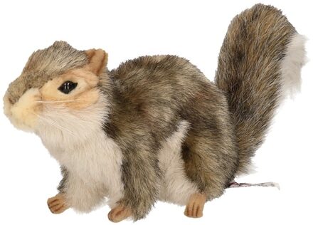 Hansa Knuffel - eekhoorn - pluche - realistisch knuffeldier - luxe - 22 cm Multi