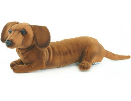 Hansa Knuffel Teckel Bruin, 40 Cm