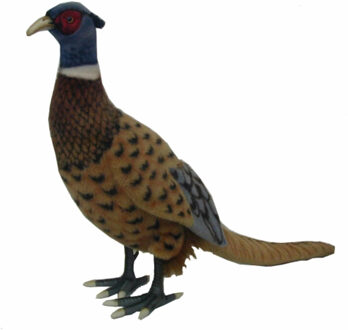 Hansa Levensechte Hansa pluche fazant knuffel 40 cm Multi