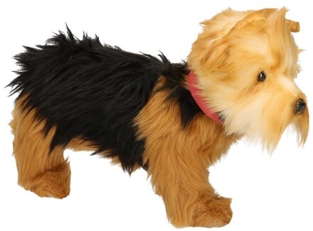 Hansa Levensechte Hansa pluche Yorkshire Terrier knuffel 25 cm Bruin