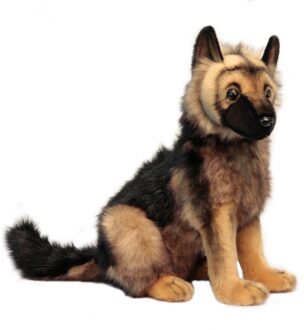 Hansa Luxe pluche Duitse Herder pup 41 cm
