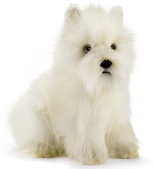 Hansa pluche West Highland Terrier - honden knuffel - 23 cm - huisdier knuffel