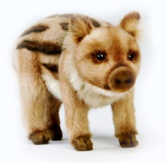 Hansa pluche wild zwijn knuffel - 23 cm - staand - dieren knuffels