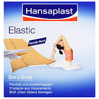 Hansaplast Elastic Family Pack Pleisters - 5m x 6cm